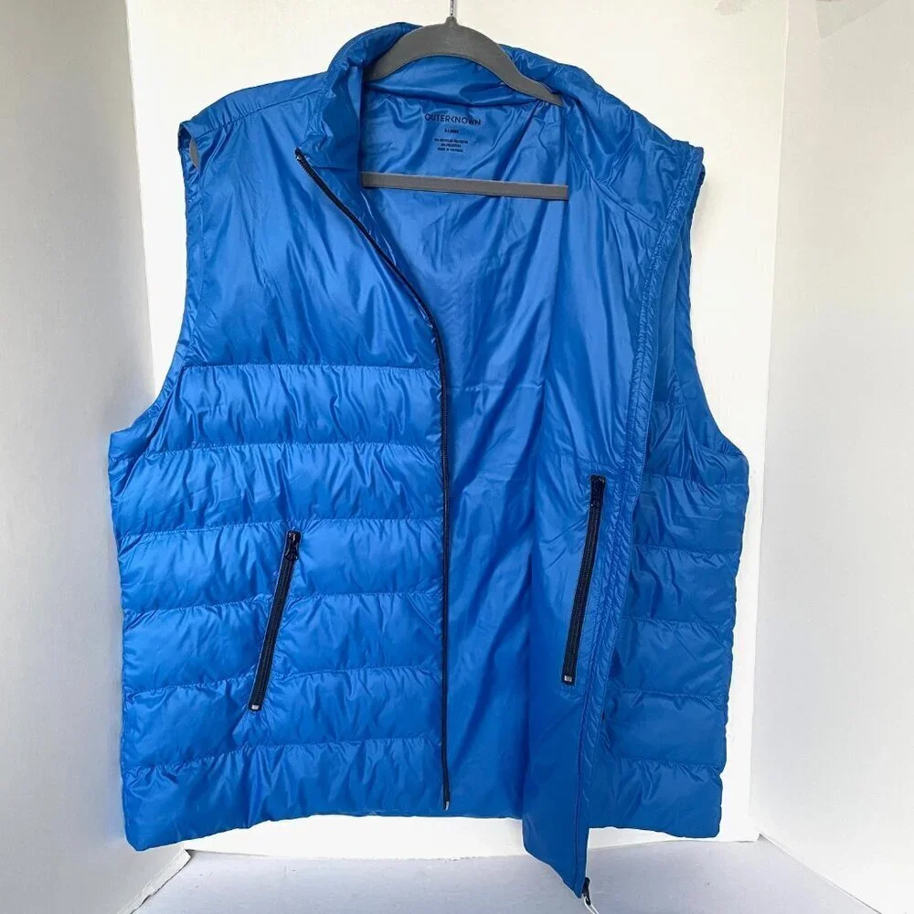 Outerknown Meridian Blue Puffer Vest Men’s - Picture 5 of 5
